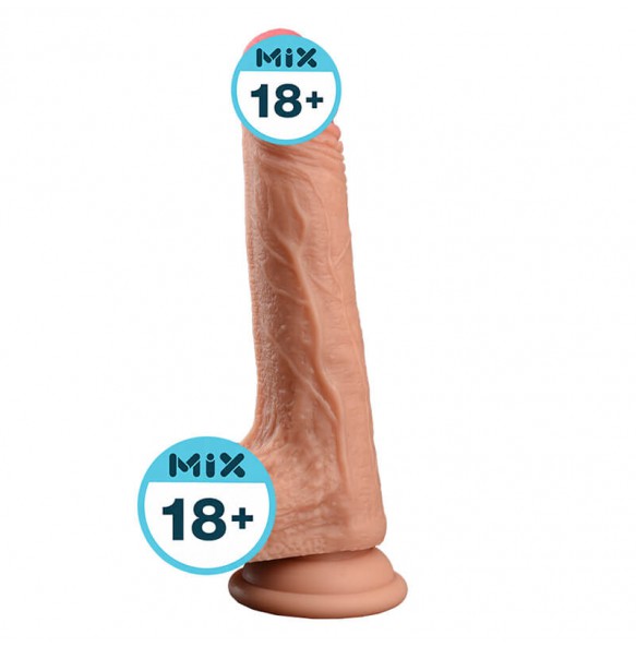 MIX - Spartan Small Realistic Dildo (L:19cm - D:3.5cm)